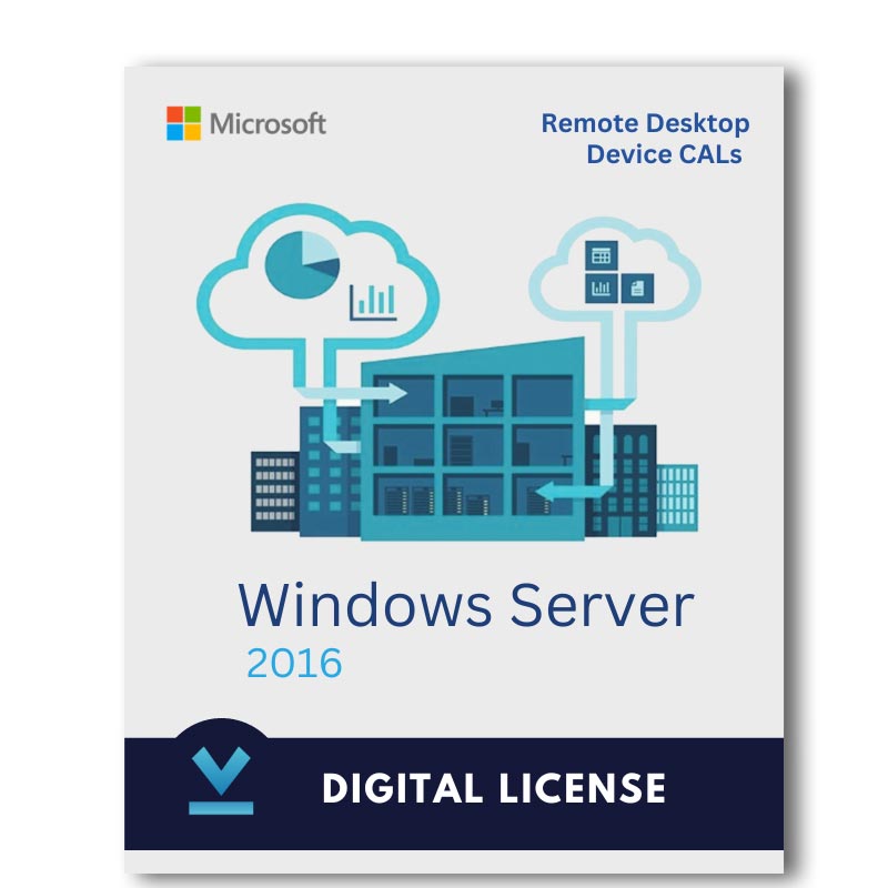 Microsoft Windows Server 2016 RDS Device Connections (50) Cal