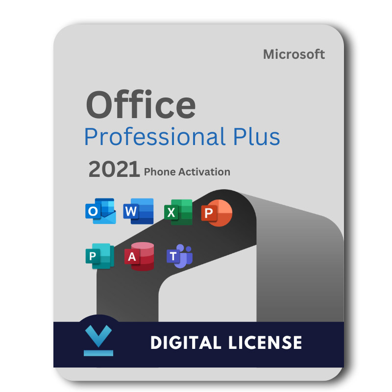 Microsoft Office 2021 Pro Plus Phone Activation License Key